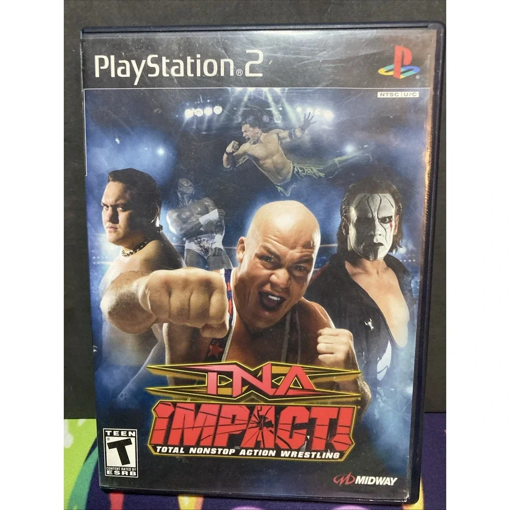 TNA Impact! Total Nonstop Action Wrestling Sony PlayStation 2 Game No Manual